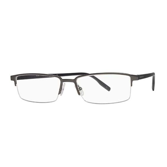 BCBG Maxazria Orion Oli Green Half Frame Metal Eyeglasses Glasses - Needs Lenses - Picture 1 of 7